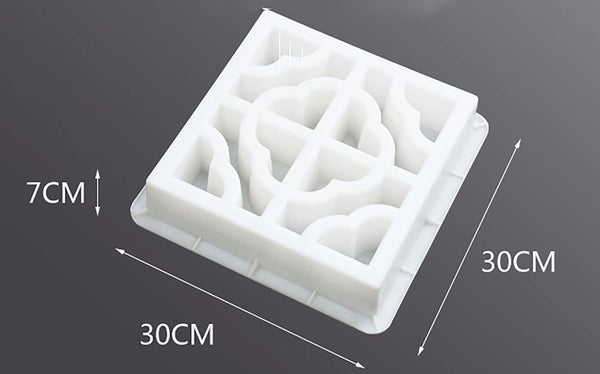 Planet Gates Cement Brick Mold Plastic Decorative Wall Window Mould Antique Garden Buildings Ornament Concrete Hollow Cement Brick Molding