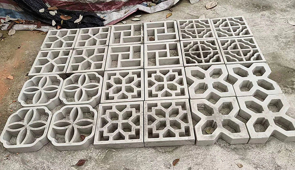 Planet Gates Cement Brick Mold Plastic Decorative Wall Window Mould Antique Garden Buildings Ornament Concrete Hollow Cement Brick Molding