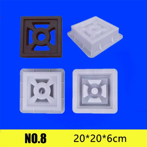 Planet Gates Cement Brick Mold Plastic Decorative Wall Window Mould Antique Garden Buildings Ornament Concrete Hollow Cement Brick Molding