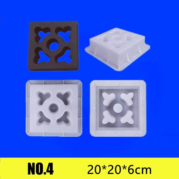 Planet Gates Cement Brick Mold Plastic Decorative Wall Window Mould Antique Garden Buildings Ornament Concrete Hollow Cement Brick Molding