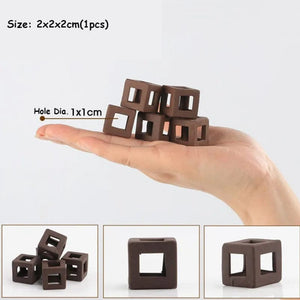 Planet Gates Ceramic Aquarium Decoration Fish Shrimps Shelter House Pottery Scorpion House Canister Simulation Stone Fish Tank Decor Great