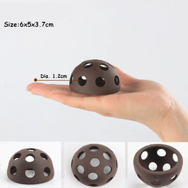 Planet Gates Ceramic Aquarium Decoration Fish Shrimps Shelter House Pottery Scorpion House Canister Simulation Stone Fish Tank Decor Great