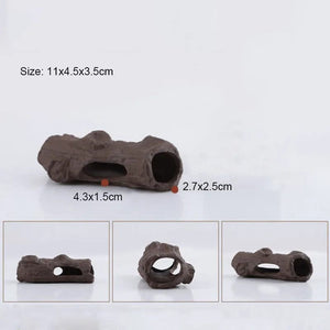 Planet Gates Ceramic Aquarium Decoration Fish Shrimps Shelter House Pottery Scorpion House Canister Simulation Stone Fish Tank Decor Great