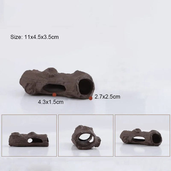 Planet Gates Ceramic Aquarium Decoration Fish Shrimps Shelter House Pottery Scorpion House Canister Simulation Stone Fish Tank Decor Great