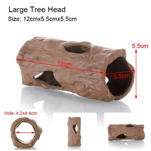 Planet Gates Ceramic Aquarium Decoration Fish Shrimps Shelter House Pottery Scorpion House Canister Simulation Stone Fish Tank Decor Great