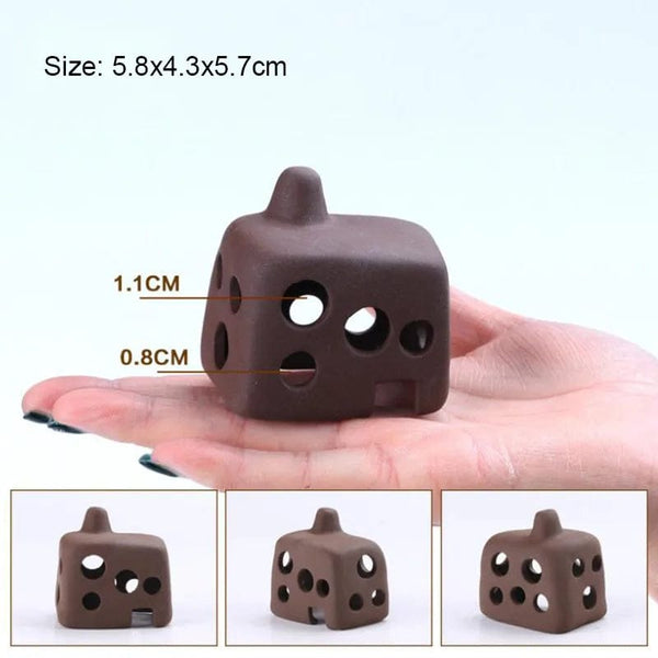 Planet Gates Ceramic Aquarium Decoration Fish Shrimps Shelter House Pottery Scorpion House Canister Simulation Stone Fish Tank Decor Great