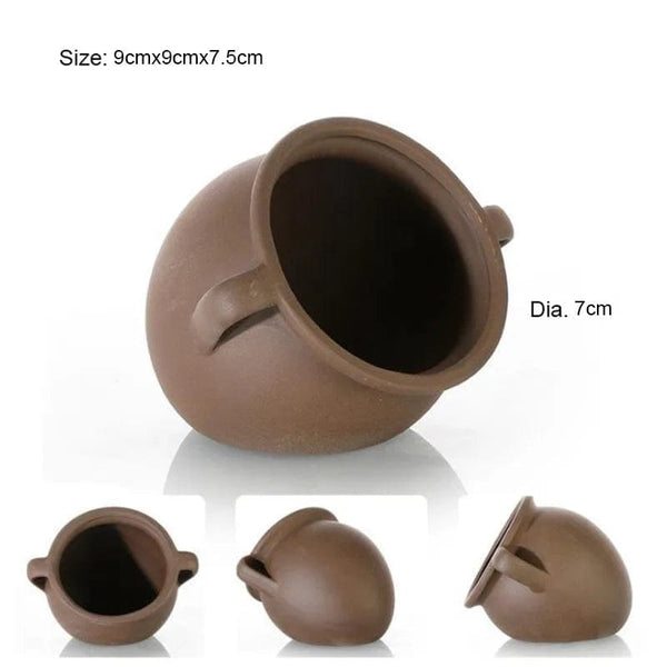 Planet Gates Ceramic Aquarium Decoration Fish Shrimps Shelter House Pottery Scorpion House Canister Simulation Stone Fish Tank Decor Great