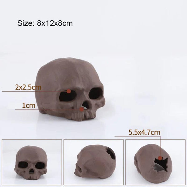 Planet Gates Ceramic Aquarium Decoration Fish Shrimps Shelter House Pottery Scorpion House Canister Simulation Stone Fish Tank Decor Great