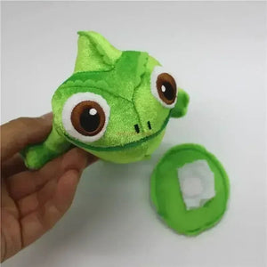 Planet Gates Chameleon Pascal Rapunzel Chameleon Plush Dolls 15cm Pascal Stuffed Animals Plush Doll Pascal Rapunzel Shoulder Plush Toys Kids Gifts