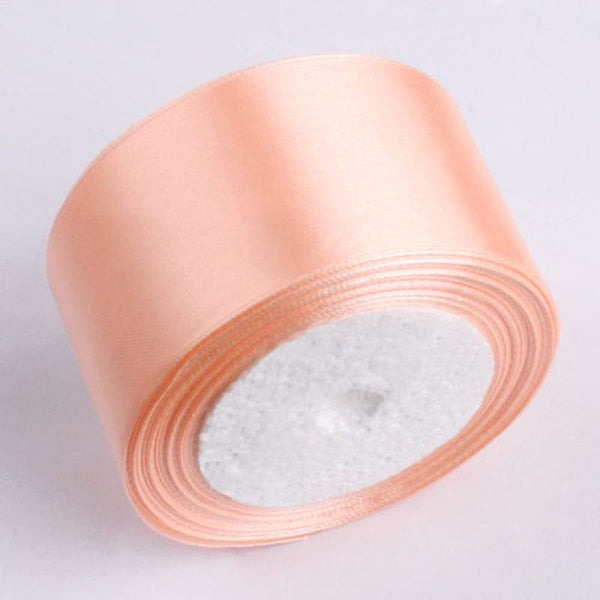 Planet Gates Champagne / Diameter 40mm 1 Roll, 22meters 4cm Silk Satin Ribbons Crafts Bow Handmade Gift Wrap Party Wedding Christmas Decorations, Ribbons For Bouquets, Craft Supplies, Fabric, Handmade Wedding Bouquets Material, Gift Packaging Materials,