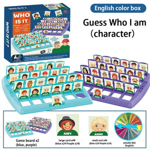 Planet Gates characters Family Guessing Games Guess Who Am I Classic Board Game Toys Memory Training Parent Child Leisure Time Party Indoor Games