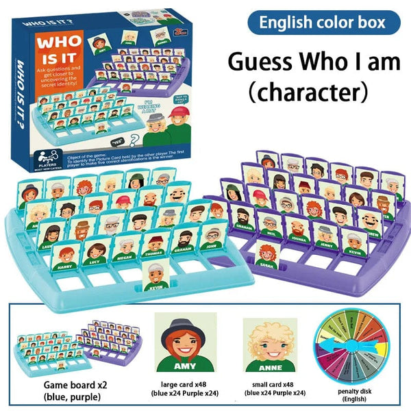 Planet Gates characters Family Guessing Games Guess Who Am I Classic Board Game Toys Memory Training Parent Child Leisure Time Party Indoor Games