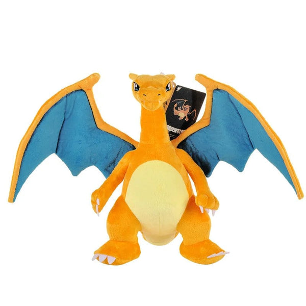 Planet Gates Charizard 28cm Shiny Charizard Plush Toy Stuffed Animal,Game for Collectible, Soft Plushies for Gift,Cute Cartoon Character 12 Inch