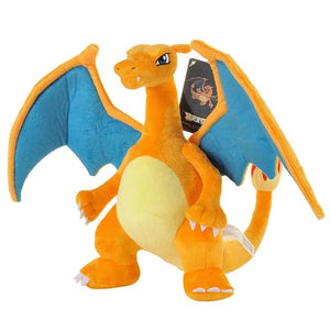 Planet Gates Charizard 28cm Shiny Charizard Plush Toy Stuffed Animal,Game for Collectible, Soft Plushies for Gift,Cute Cartoon Character 12 Inch Plushies