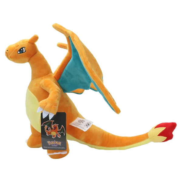 Planet Gates Charizard 28cm Shiny Charizard Plush Toy Stuffed Animal,Game for Collectible, Soft Plushies for Gift,Cute Cartoon Character 12 Inch Plushies