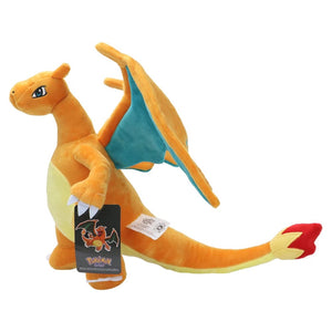 Planet Gates Charizard 28cm Shiny Charizard Plush Toy Stuffed Animal,Game for Collectible, Soft Plushies for Gift,Cute Cartoon Character 12 Inch Plushies