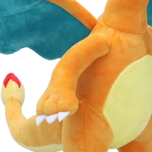 Planet Gates Charizard 28cm Shiny Charizard Plush Toy Stuffed Animal,Game for Collectible, Soft Plushies for Gift,Cute Cartoon Character 12 Inch Plushies
