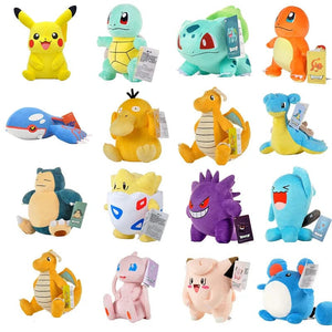 Planet Gates Charizard Original Pokemon Stuffed Plush Toys Pikachu Charizard Bulbasaur Jenny Turtle Anime Doll Kids Birthday Christmas Gift