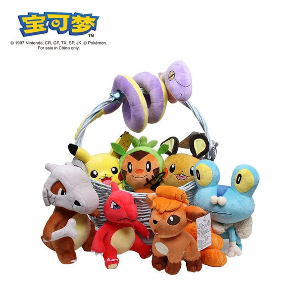 Planet Gates Charizard Original Pokemon Stuffed Plush Toys Pikachu Charizard Bulbasaur Jenny Turtle Anime Doll Kids Birthday Christmas Gift