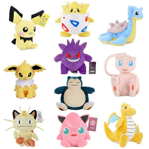 Planet Gates Charizard Original Pokemon Stuffed Plush Toys Pikachu Charizard Bulbasaur Jenny Turtle Anime Doll Kids Birthday Christmas Gift