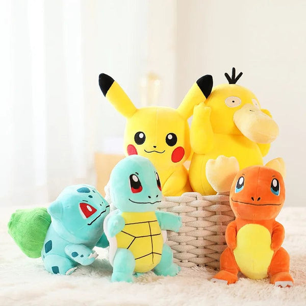 Planet Gates Charizard Original Pokemon Stuffed Plush Toys Pikachu Charizard Bulbasaur Jenny Turtle Anime Doll Kids Birthday Christmas Gift