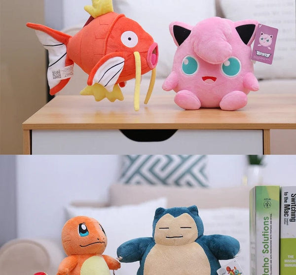 Planet Gates Charizard Original Pokemon Stuffed Plush Toys Pikachu Charizard Bulbasaur Jenny Turtle Anime Doll Kids Birthday Christmas Gift