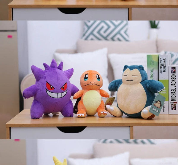 Planet Gates Charizard Original Pokemon Stuffed Plush Toys Pikachu Charizard Bulbasaur Jenny Turtle Anime Doll Kids Birthday Christmas Gift