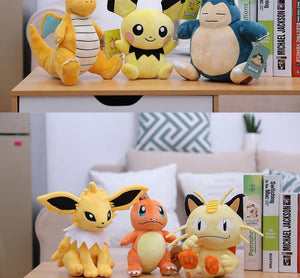 Planet Gates Charizard Original Pokemon Stuffed Plush Toys Pikachu Charizard Bulbasaur Jenny Turtle Anime Doll Kids Birthday Christmas Gift