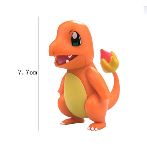 Planet Gates Charmander / 5-8cm 4Pcs Pokemon Pikachu Anime Figure Toys PVC Cake Car Decoration Ornaments  Action Figure For Children Birthday Christmas Gifts