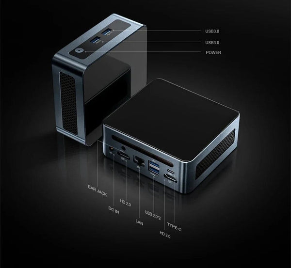 Planet Gates Chatreey AN2P Mini PC AMD Ryzen 5 5625U 3550H Gaming Desktop Computer M.2 NVME SSD 2xDDR4 Slot WIFI6