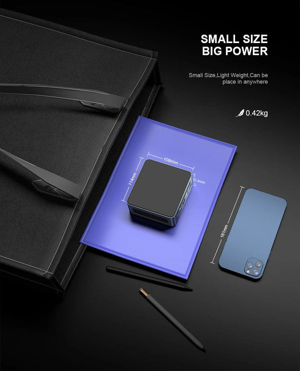 Planet Gates Chatreey AN2P Mini PC AMD Ryzen 5 5625U 3550H Gaming Desktop Computer M.2 NVME SSD 2xDDR4 Slot WIFI6