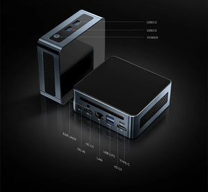 Planet Gates Chatreey AN2P Mini PC AMD Ryzen 5 5625U 3550H Gaming Desktop Computer M.2 NVME SSD 2xDDR4 Slot WIFI6