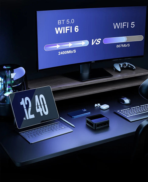 Planet Gates Chatreey Mini PC AN2P Ryzen 5 5625U/3550H Gaming Desktop Computer NVME SSD WIFI6 HD  Windows 11 Pro