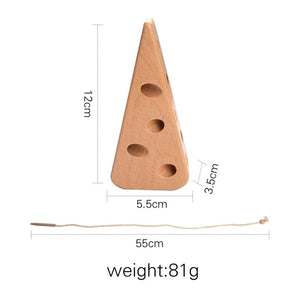 Planet Gates Cheese / CHINA Baby Animal Threading Toys Wooden Stacking Toys Blocks Board Games Wooden Toys Baby Animal Stringing Threading Beads Toys Gift