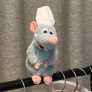 Planet Gates Chef 16cm Disney Store Ratatouille Chef Remy Magnetic Shoulder Plush Toy Gifts Kawaii Plush Stuff Toys For Friends Birthday Gift