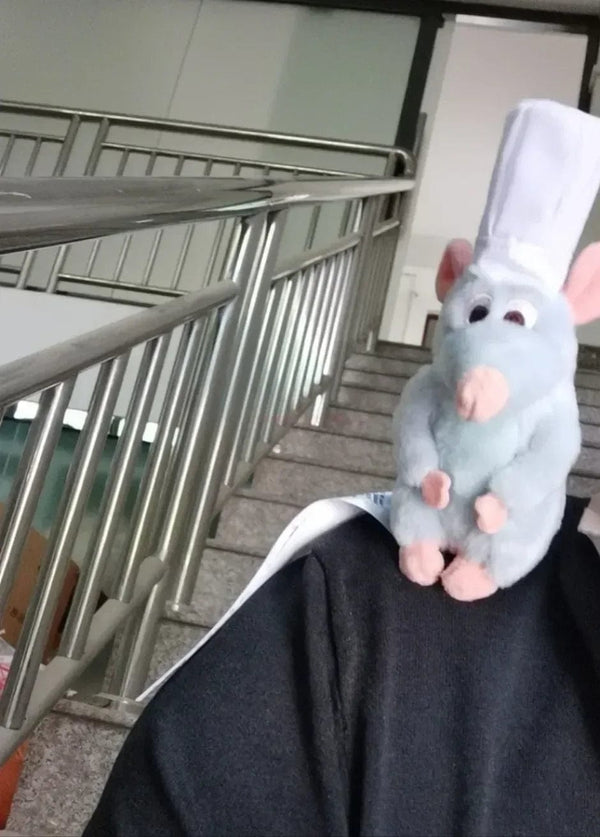 Planet Gates Chef 16cm Disney Store Ratatouille Chef Remy Magnetic Shoulder Plush Toy Gifts Kawaii Plush Stuff Toys For Friends Birthday Gift