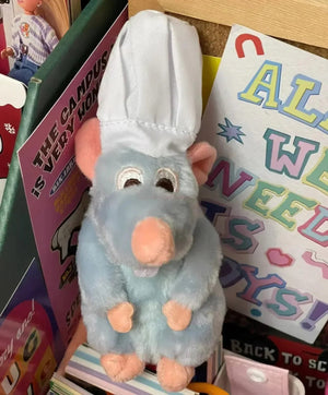 Planet Gates Chef 16cm Disney Store Ratatouille Chef Remy Magnetic Shoulder Plush Toy Gifts Kawaii Plush Stuff Toys For Friends Birthday Gift