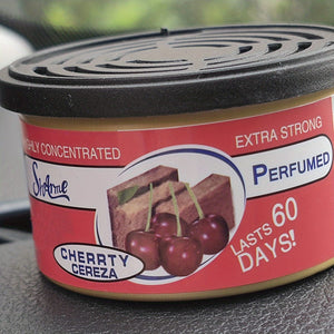 Planet Gates Cherries 1pc Car Air Freshener Jar, Jasmine/ Strawberry/ Bubble Gum/ Vanilla Cherry Aroma Diffuser, Car Interior Accessories
