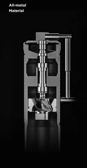 Planet Gates CHESTNUT S3 BLACK TIMEMORE CHESTNUT S3 Manual Coffee Grinder External Adjustment 0.015mm/click S2C890 Burr Inside Hand Espresso Grinder Mill