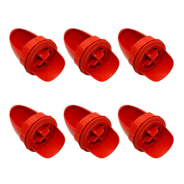 Planet Gates Chicken Feeder Poultry Feeder Diy Port Gravity Feed Kit Rain Proof No Waste Ducks Feeders for Buckets Barrels Bins Troughs