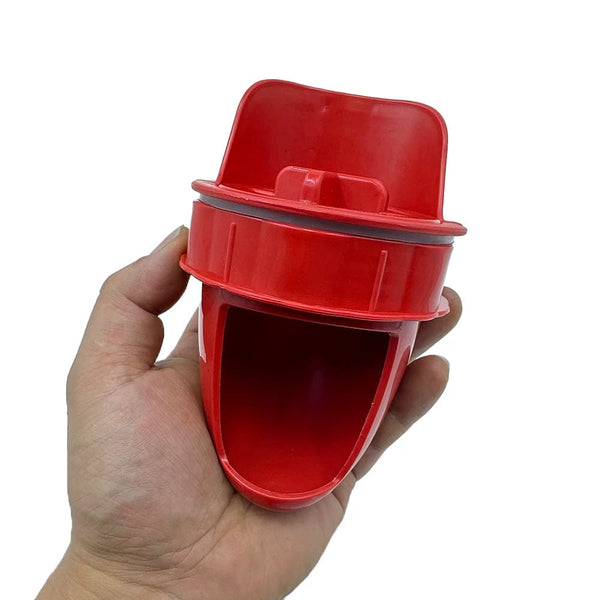 Planet Gates Chicken Feeder Poultry Feeding Supplies DIY Rain Proof Poultry Feeder Port Gravity Feed Kit For Buckets Barrels Bins Troughs