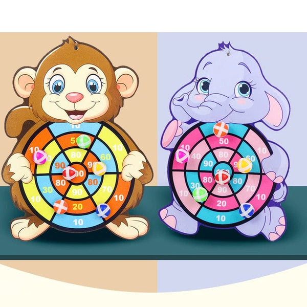 Planet Gates Child Educational Games Dart Board Baby Toy Stickey Ball Dart Indoor Sports Child Montessori Games for Children 3 to 7 Years