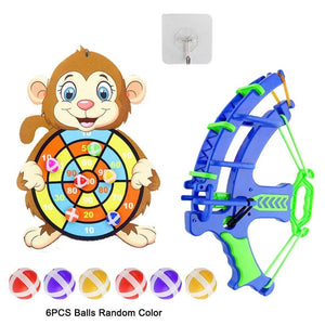 Planet Gates Child Educational Games Dart Board Baby Toy Stickey Ball Dart Indoor Sports Child Montessori Games for Children 3 to 7 Years