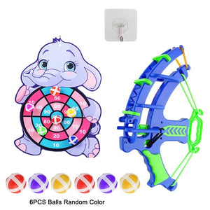 Planet Gates Child Educational Games Dart Board Baby Toy Stickey Ball Dart Indoor Sports Child Montessori Games for Children 3 to 7 Years