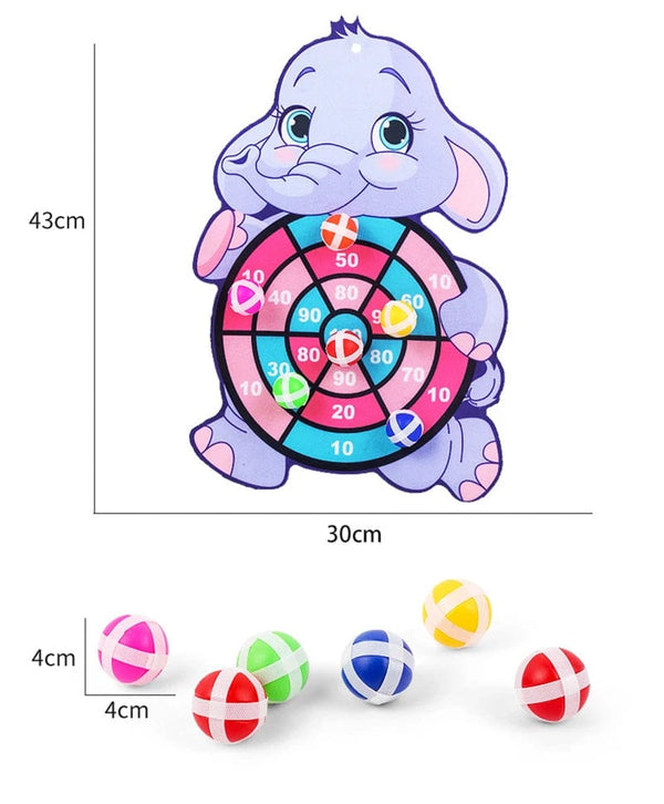 Planet Gates Child Educational Games Dart Board Baby Toy Stickey Ball Dart Indoor Sports Child Montessori Games for Children 3 to 7 Years
