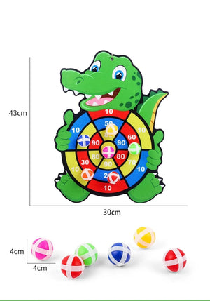 Planet Gates Child Educational Games Dart Board Baby Toy Stickey Ball Dart Indoor Sports Child Montessori Games for Children 3 to 7 Years