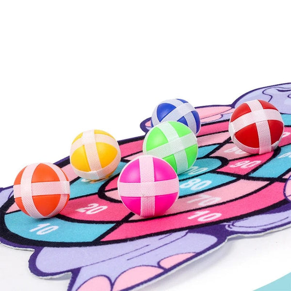 Planet Gates Child Educational Games Dart Board Baby Toy Stickey Ball Dart Indoor Sports Child Montessori Games for Children 3 to 7 Years