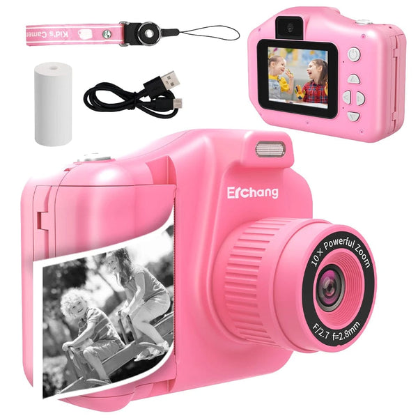 Planet Gates Child Instant Camera 1 / CHINA Kids Digital Photo Camera Children‘s Instant Printing Camera 10x Digital Zoom Child Camera Video Boy's Birthday Gift