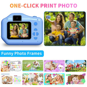 Planet Gates Child Instant Camera 1 / CHINA Kids Digital Photo Camera Children‘s Instant Printing Camera 10x Digital Zoom Child Camera Video Boy's Birthday Gift