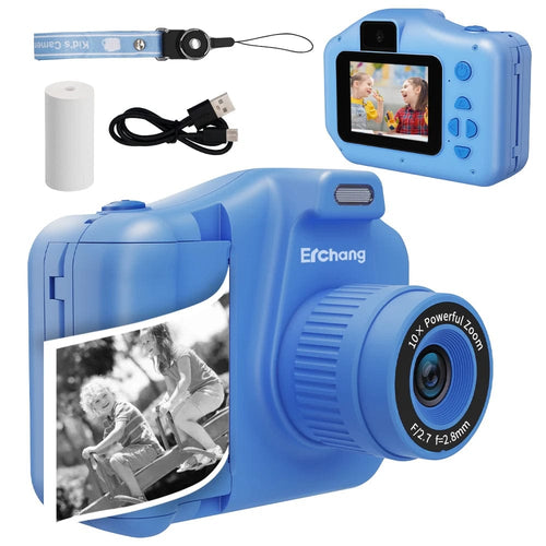 Planet Gates Child Instant Camera 1 / CHINA Kids Digital Photo Camera Children‘s Instant Printing Camera 10x Digital Zoom Child Camera Video Boy's Birthday Gift
